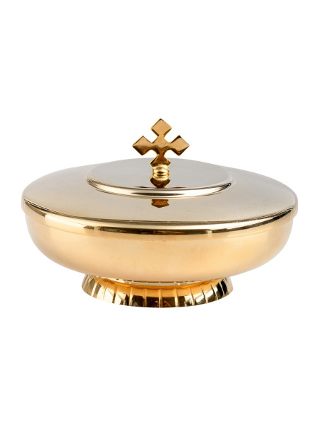 Copón dorado D 9,5 cm