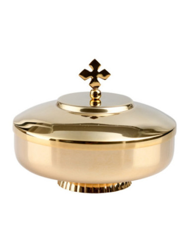 Copón dorado D 15 cm
