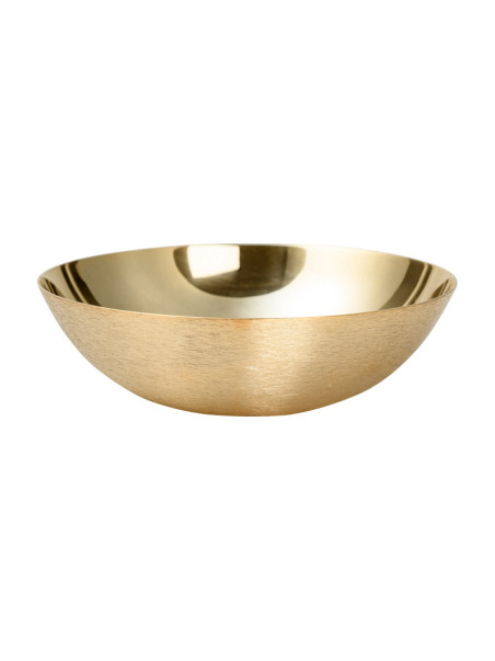 Cuenco anfitrión dorado D 15,5 cm