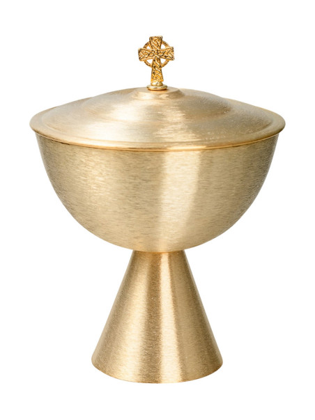 Copón dorado H 20 cm