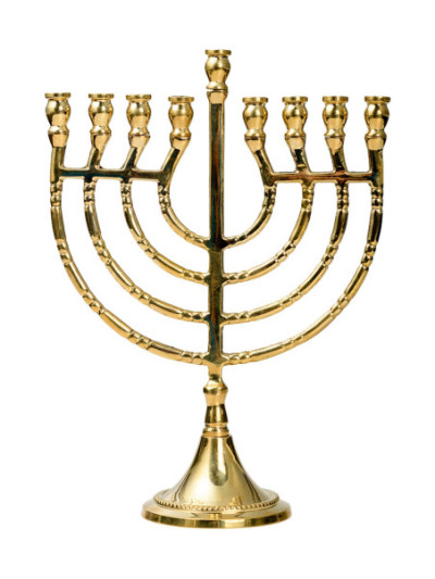 Chanukah 9 brazos H 21,5 cm