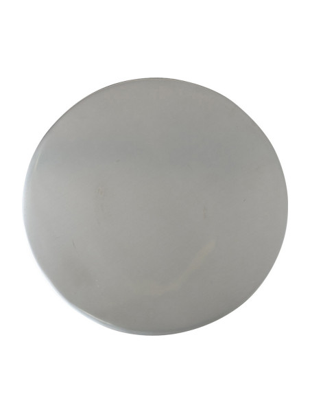 Plato de acero inoxidable mate D 14 cm