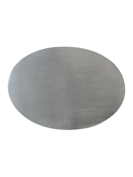 Plato de acero inoxidable mate 13,5x10 cm