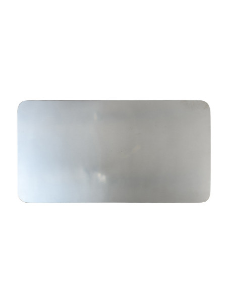 Plato de acero inoxidable pulido 30x16 cm