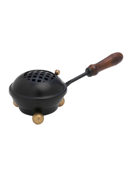 Sartén de incieso de hierro negra D 8 cm