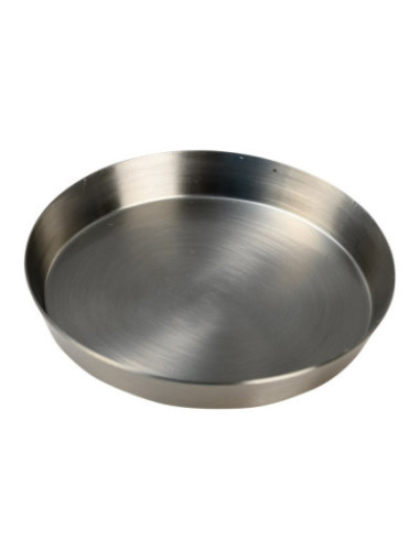 Plato de acero inoxidable mate D 10 cm interior