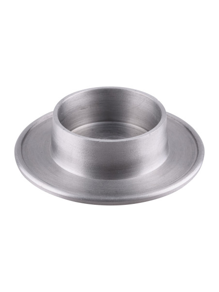 Candelero de aluminio mate D 8 cm interno