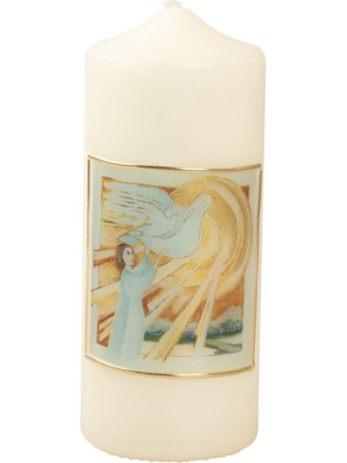 VelaArtística Paz H 15 cm D 6 cm