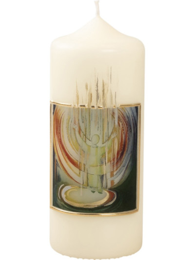 VelaArtística Luz H 15 cm D 6 cm