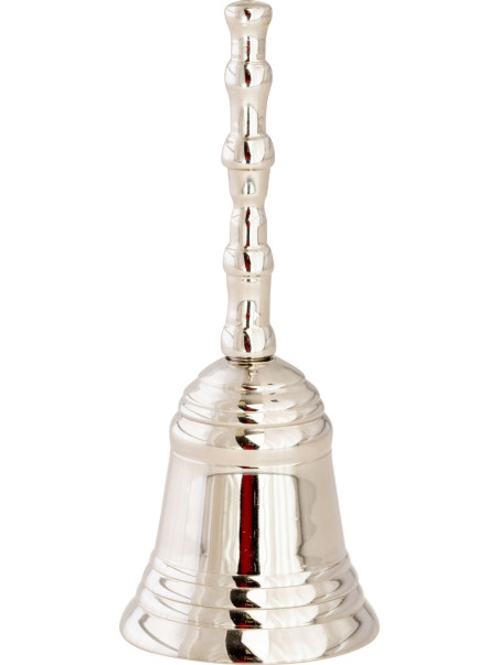 Campana de mesa niquelada H 12 cm