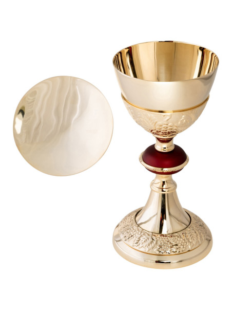 Cáliz dorado H 24 cm