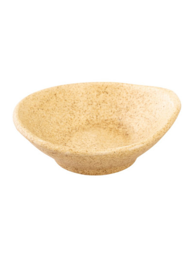 Cuenco para incienso de cerámica beige D 8,5 cm