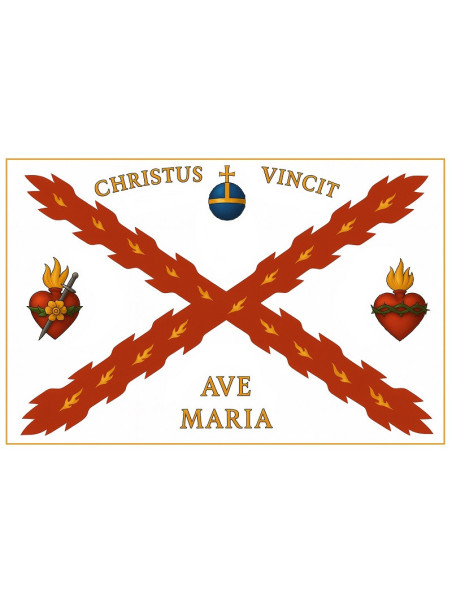 Bandera - Estandarte del Ejército de la Santísima Virgen María.