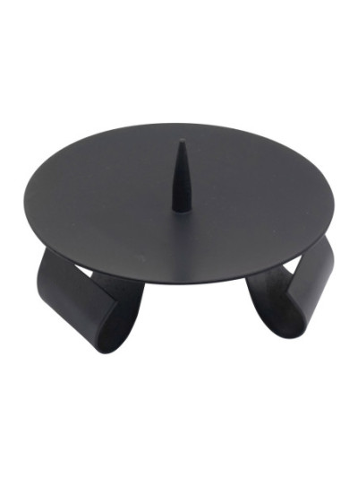 Candelero de hierro negro D 11,5cm