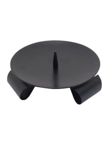 Candelero de hierro negro D 12,5 cm