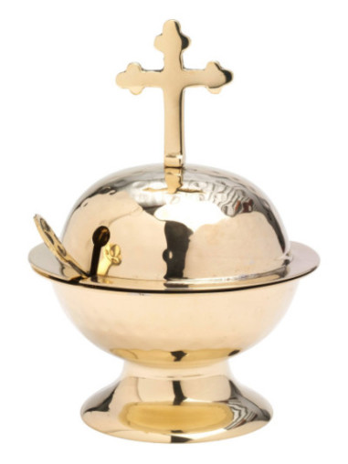 Naveta con cuchara H 16 cm