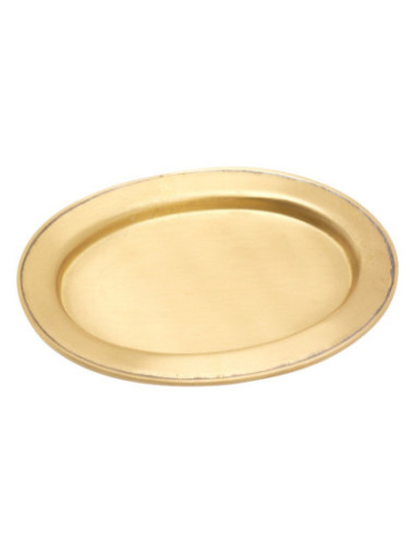 Platillo oval mate 9x5,5 cm interior
