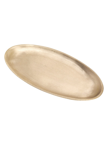 Platillo oval mate 12x6 cm