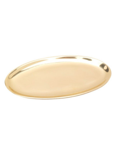Platillo oval  pulido 12x6 cm