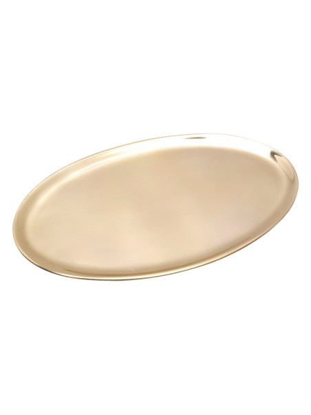 Platillo oval pulido 20x11 cm