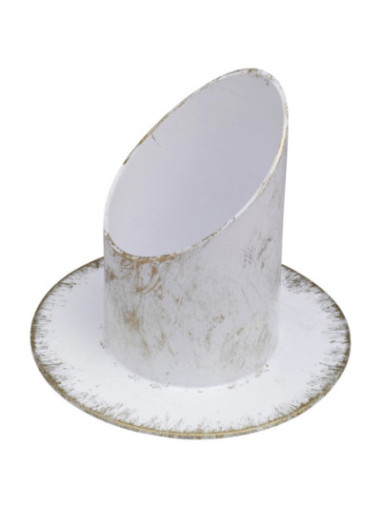 Candelero blanco D 5 cm