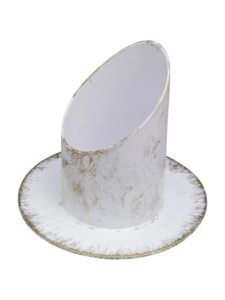 Candelero blanco D 5 cm