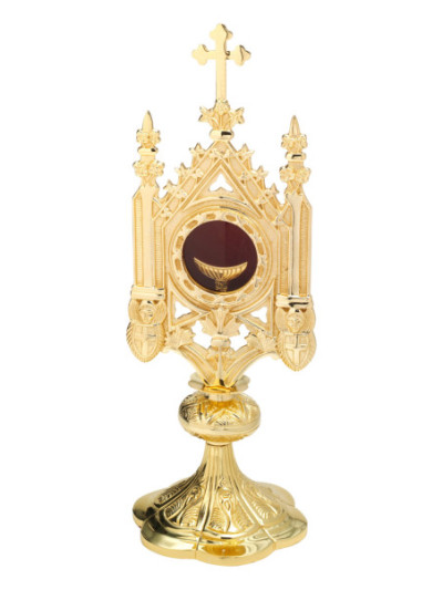 Ostensorio dorado H 38 cm