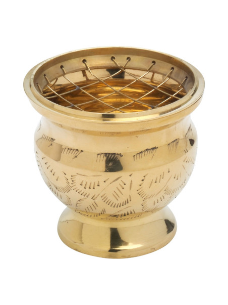 Bandejita de incienso H 7,5 cm D 8 cm