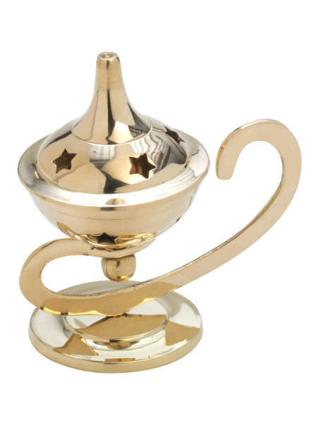 Bandejita de incienso "estrellas" H 12 cm