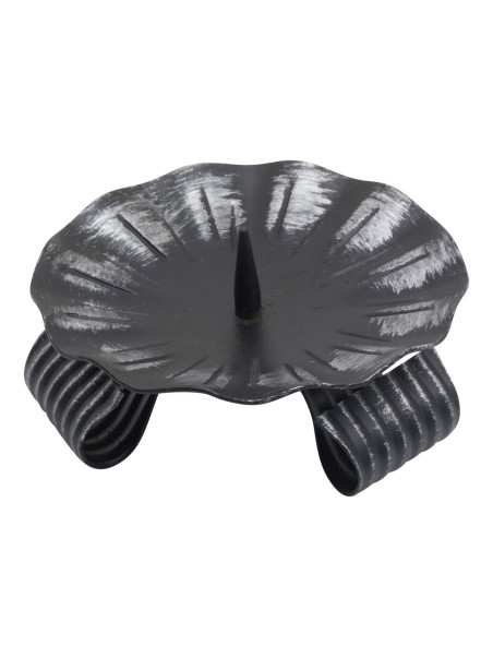 Candelero de hierro negro D 11 cm