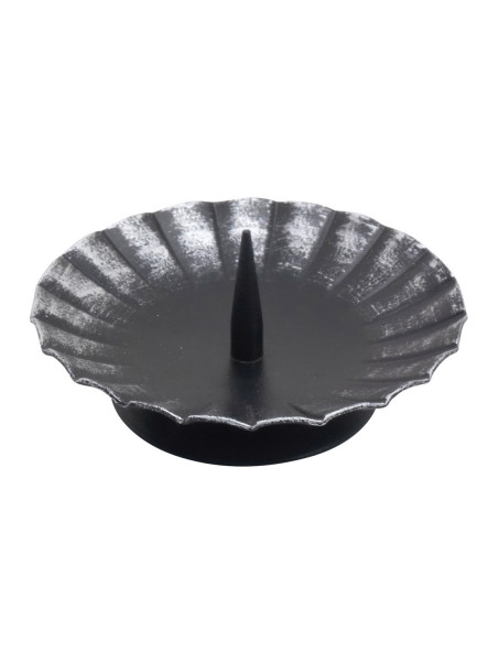 Candelero de hierro negro D 9,5 cm
