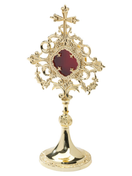 Relicario dorado H 34 cm