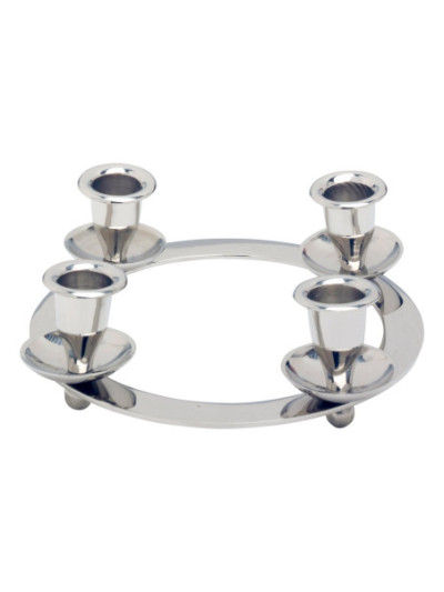 Corona niquelada D 21 cm