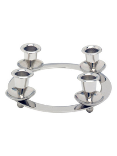 Corona niquelada D 21 cm