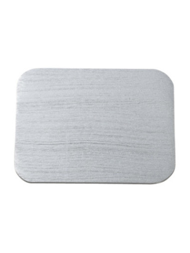 Platillo de aluminio plata D 10x8 cm