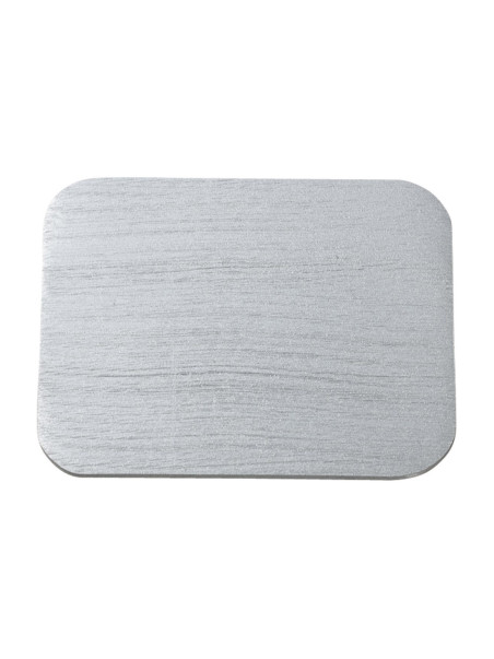Platillo de aluminio plata D 10x8 cm