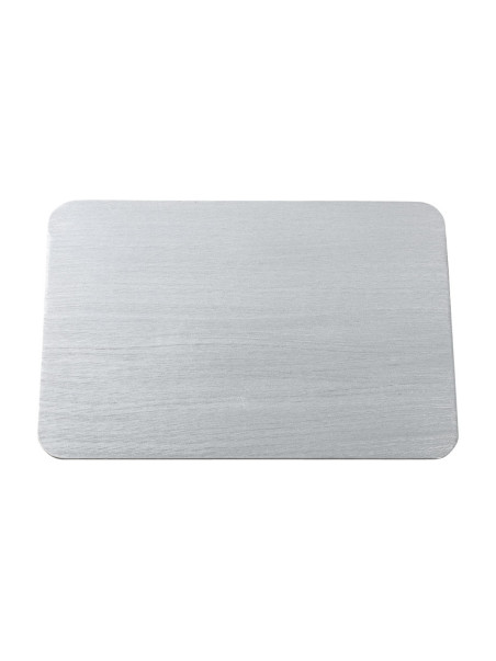 Platillo de aluminio plata 20,5x14 cm