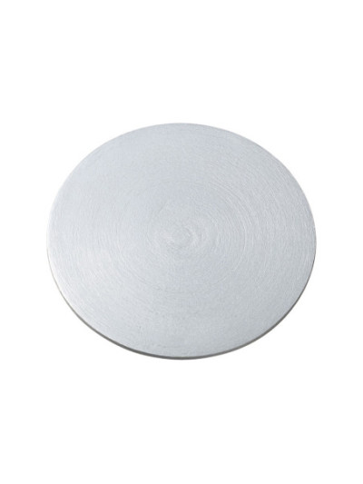 Plattillo de aluminio plata D 12 cm
