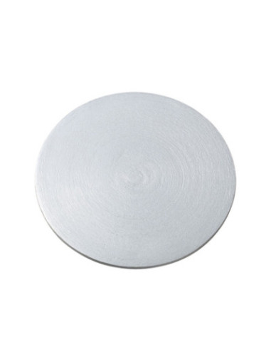 Plattillo de aluminio plata D 12 cm