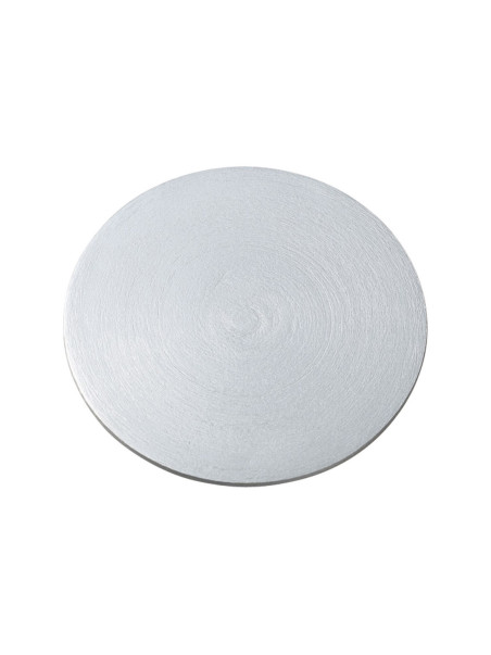 Plattillo de aluminio plata D 12 cm
