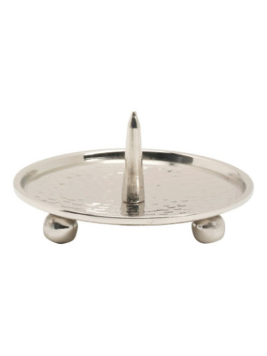 Platillo niquelado con espina D 8 cm interno