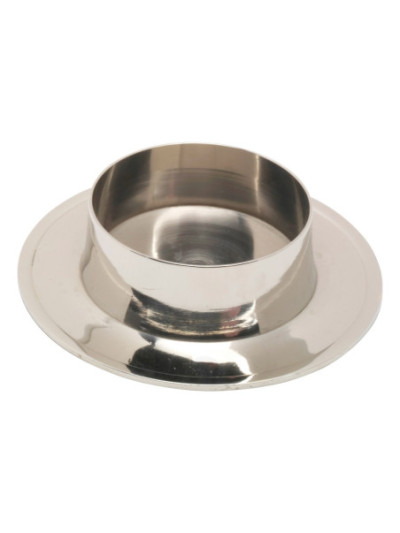 Candelero de aluminio pulido D 6 cm interno