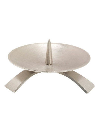 Candelero niquelado espina grande D 9,5 cm