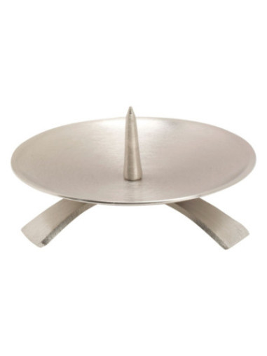 Candelero niquelado espina grande D 11,5 cm