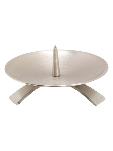 Candelero niquelado espina grande D 11,5 cm