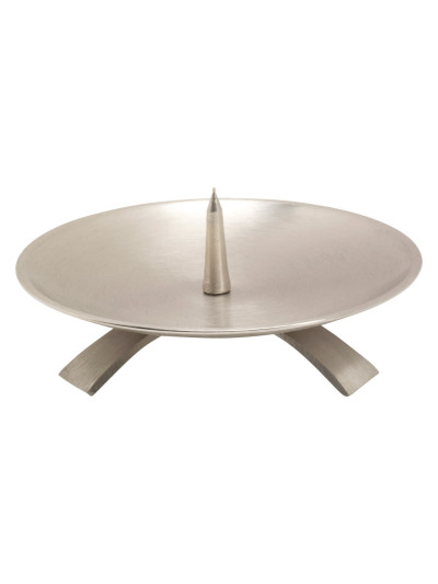 Candelero niquelado espina grande D 13 cm