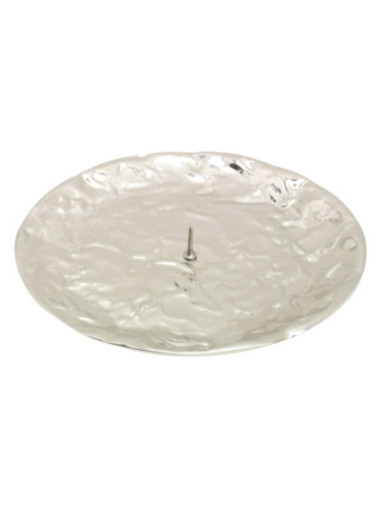 Platillo niquelado con espina D 12,5 cm