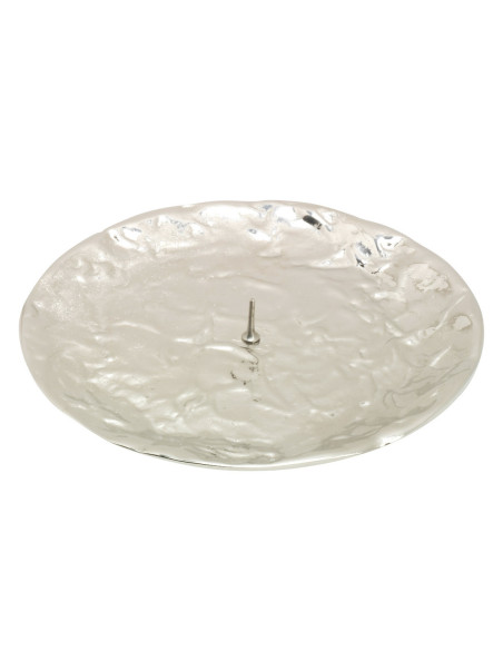 Platillo niquelado con espina D 12,5 cm