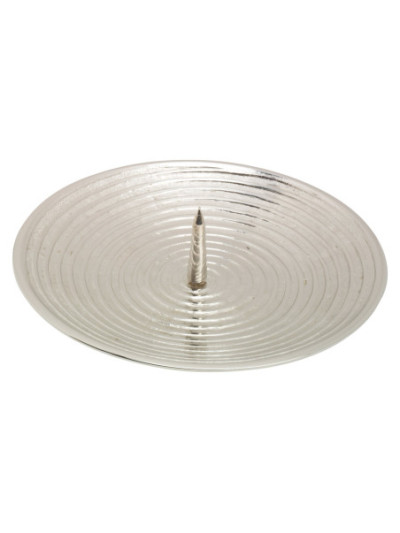 Platillo niquelado con espina D15 cm