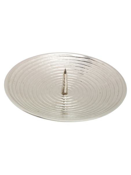Platillo niquelado con espina D15 cm